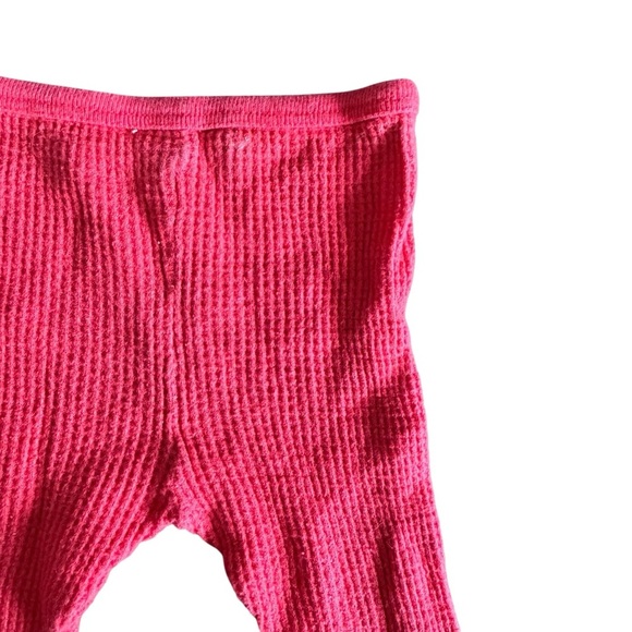 VTG Carters Waffle Knit Red Baby Pant Long John Thermal Underwear Sz M 12-18Lbs - Picture 3 of 7